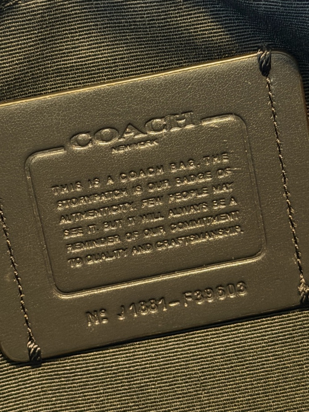 Coach Mini Emma Satchel Pebbled Leather in Dusty Blue with Exotic Handles - Picture 6 of 13